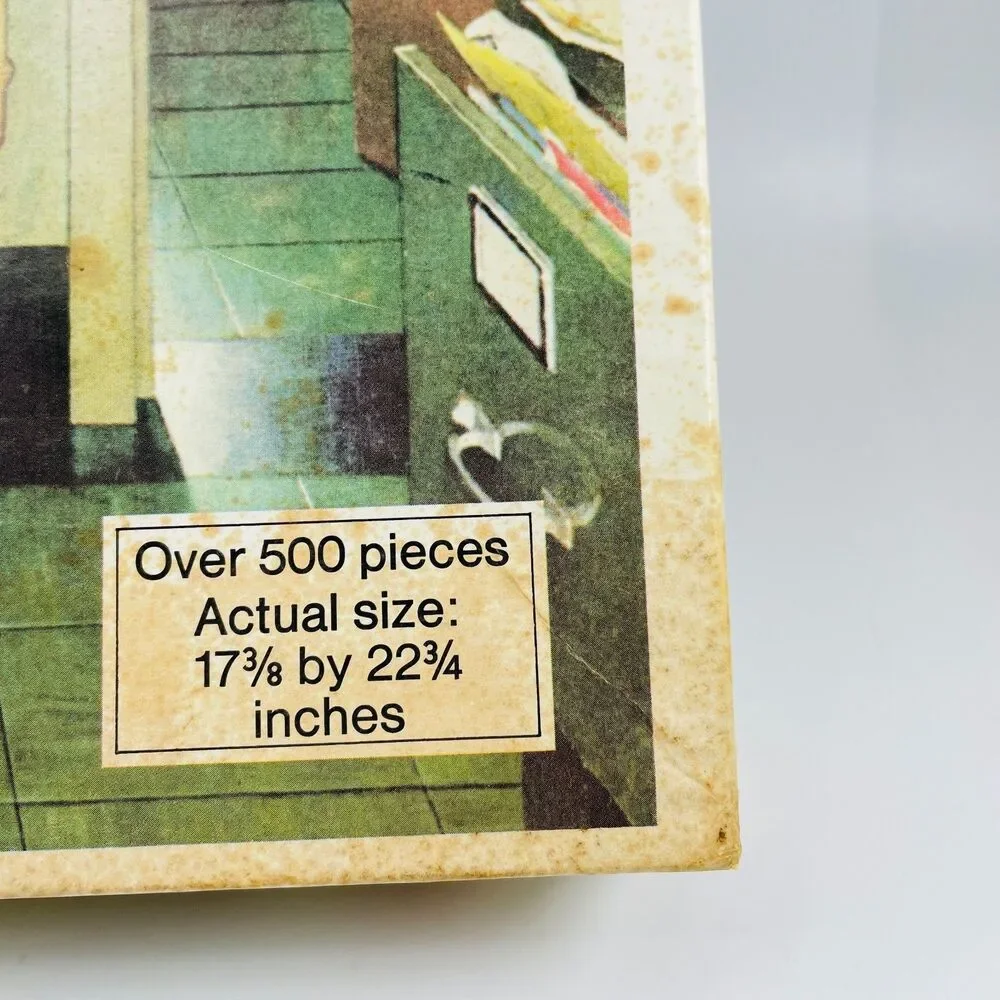 Vtg NORMAN ROCKWELL Tom Boy Jigsaw Puzzle PARKER BROTHERS Complete Art 1970s